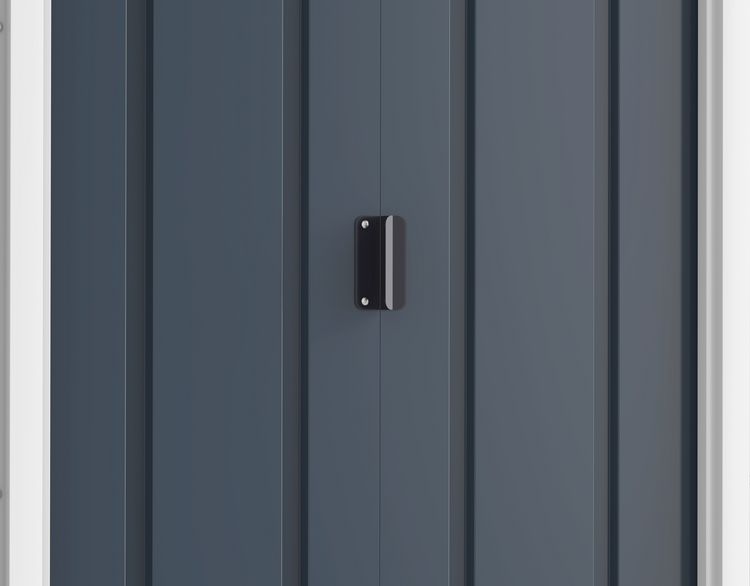 Produktbild: Metall Ger&auml;tehaus 202x113 Gartenhaus Schiebet&uuml;ren