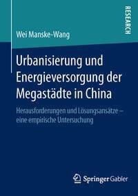 Produktbild: Urbanisierung und Energieversorgung der Megast&auml;dte in China