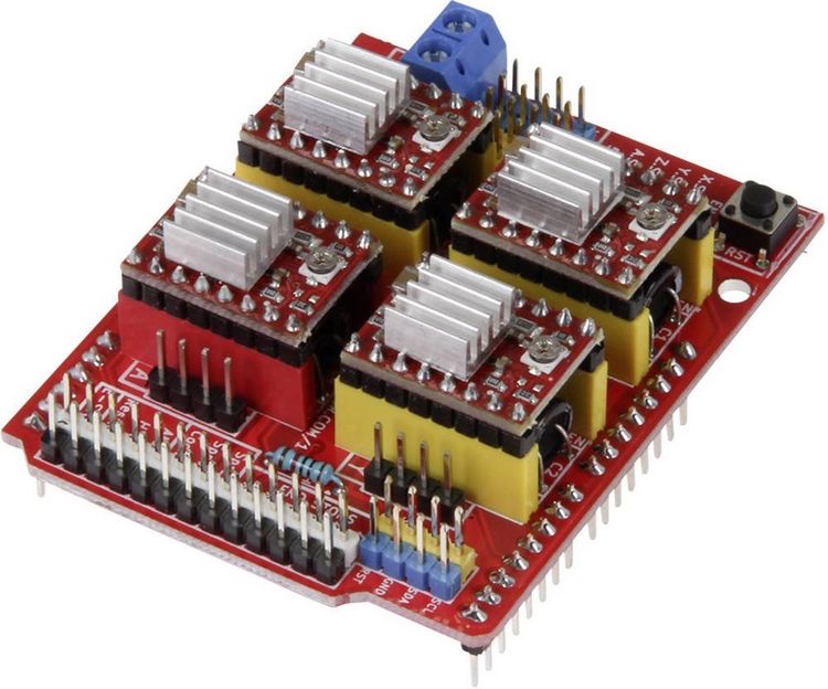 Produktbild: Joy-it Controllerboard CNC f&uuml;r Arduino Uno Motortreiber