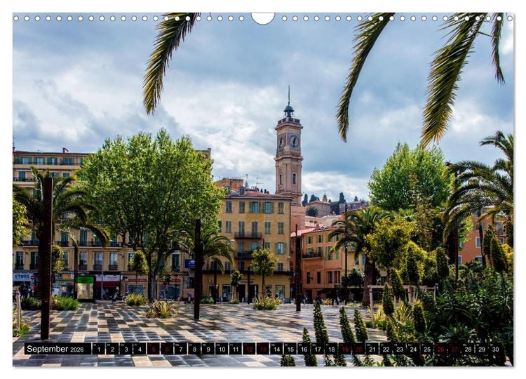 Produktbild: Riviera und Mehr - Nizza, Cannes, San Remo, Monaco (Wandkalender 2026 DIN A3 quer), CALVENDO Monatskalender