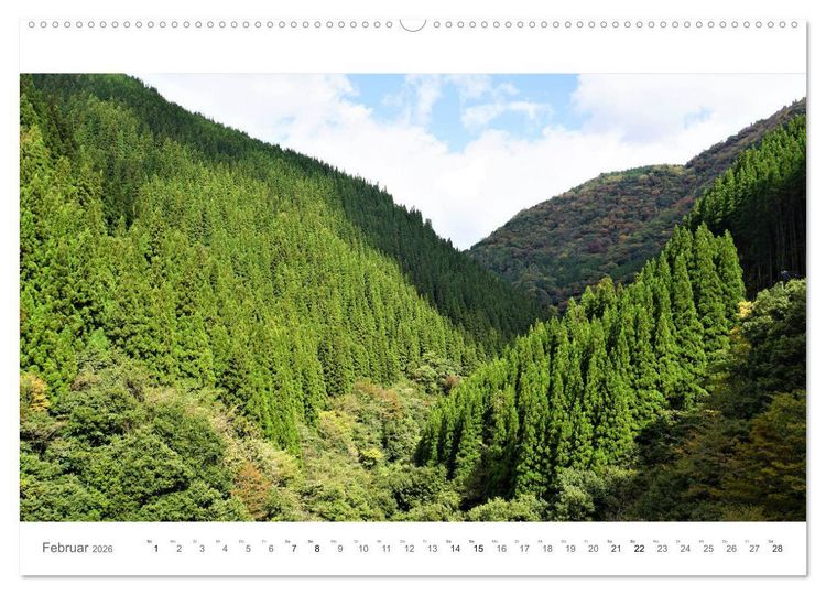 Produktbild: Kyushu - Japans vielf&auml;ltigste Insel (Wandkalender 2026 DIN A2 quer), CALVENDO Monatskalender