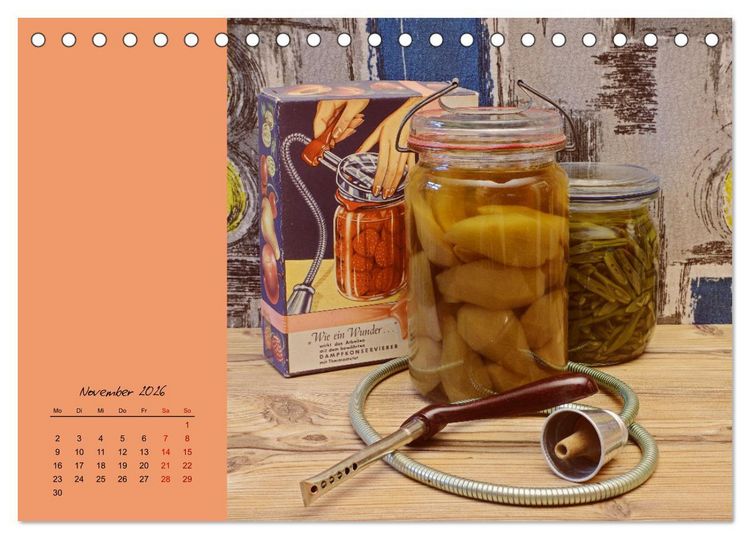 Produktbild: Alte Sch&auml;tze aus der K&uuml;che (Tischkalender 2026 DIN A5 quer), CALVENDO Monatskalender