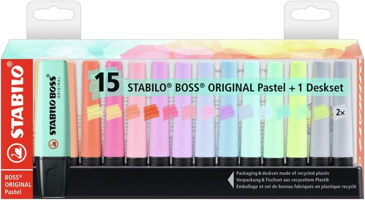 Produktbild: STABILO Textmarker BOSS ORIGINAL Pastel