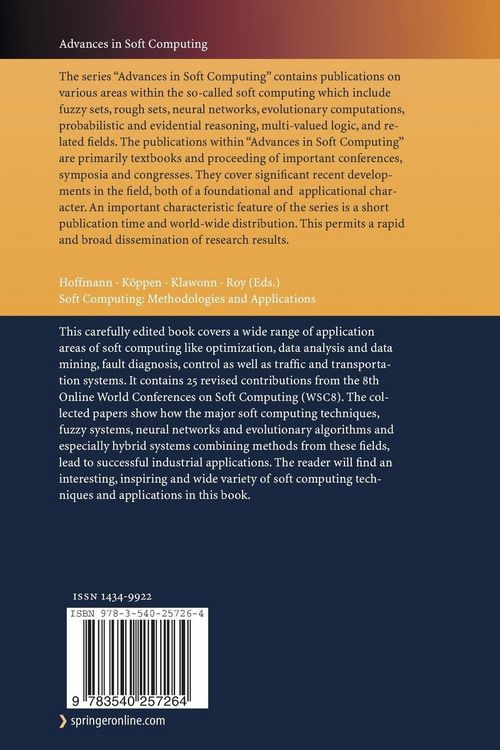 Produktbild: Soft Computing: Methodologies and Applications
