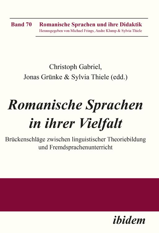 Produktbild: Romanische Sprachen in ihrer Vielfalt