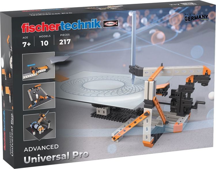 Produktbild: Fischertechnik 571903 - ADVANCED Universal Pro, 150 Teile, Baukasten, Konstruktionsspielzeug