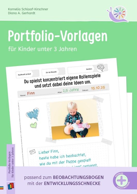 Bild vom Artikel Portfolio-Vorlagen für Kinder unter 3 Jahren vom Autor Kornelia Schlaaf-Kirschner