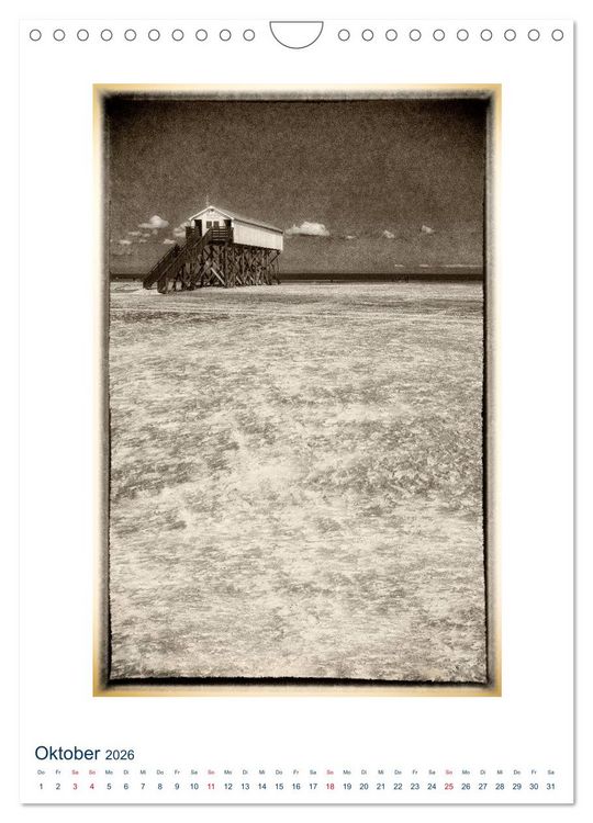Produktbild: Nordseebrise - Bezauberndes Nordfriesland (Wandkalender 2026 DIN A4 hoch), CALVENDO Monatskalender