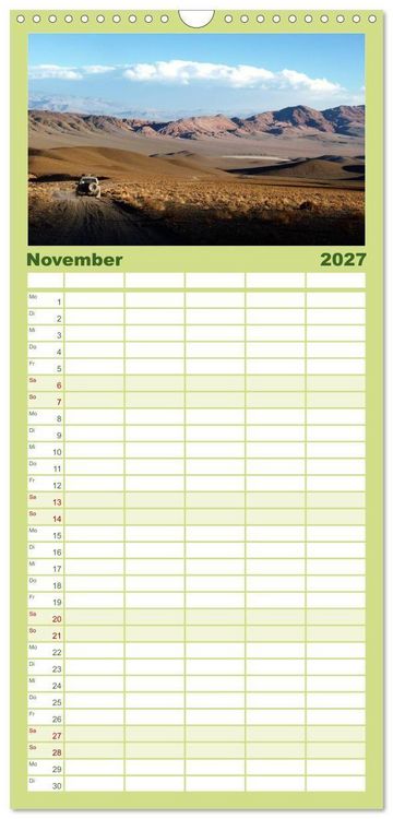 Produktbild: Familienplaner 2027 - Per&uacute;. Impressionen mit 5 Spalten (Wandkalender, 21 x 45 cm) CALVENDO