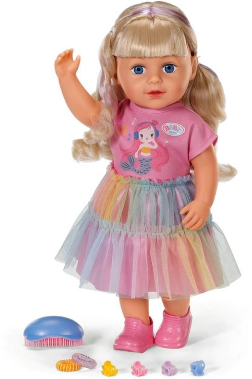 BABY Born Anna Puppe - 36cm Weiche Babypuppe Mit Schlafaugen & Fläschchen