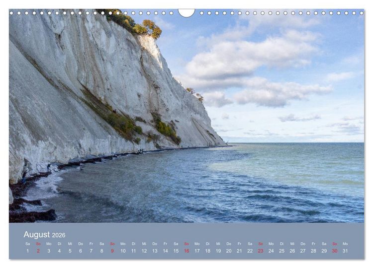 Produktbild: M&ouml;n, Impressionen einer d&auml;nischen Insel (Wandkalender 2026 DIN A3 quer), CALVENDO Monatskalender