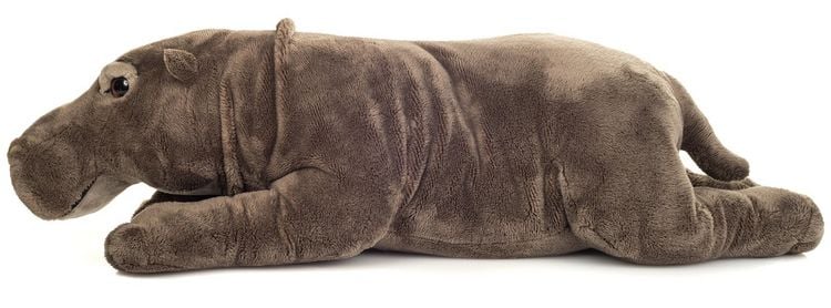 Produktbild: Teddy Hermann 90596 - Nilpferd liegend, Pl&uuml;sch, 48 cm