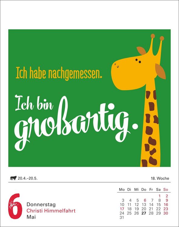 Produktbild: Lange Rede kurzer Gin Tagesabrei&szlig;kalender 2027 - Der Spr&uuml;che-Kalender