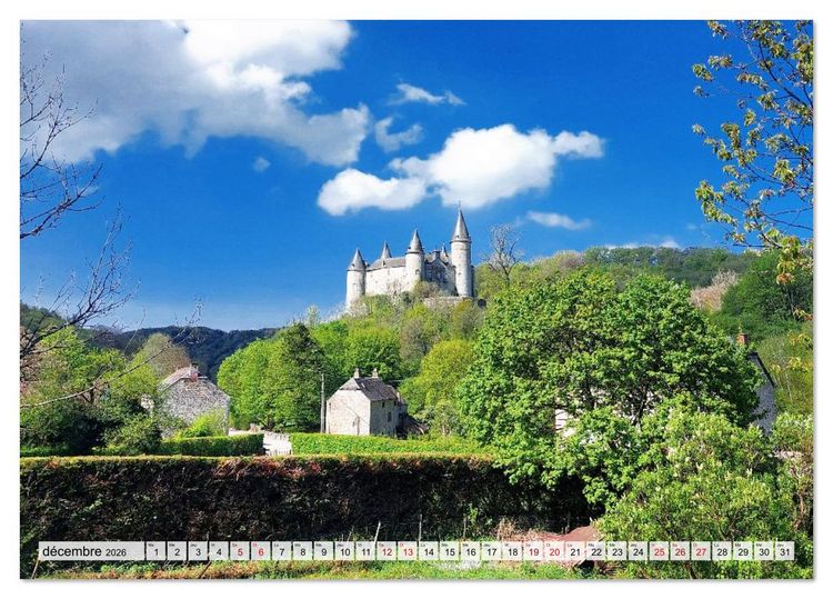Produktbild: Circuit en Belgique (Calendrier de bureau 2026 DIN A5 vertical), CALVENDO calendrier mensuel