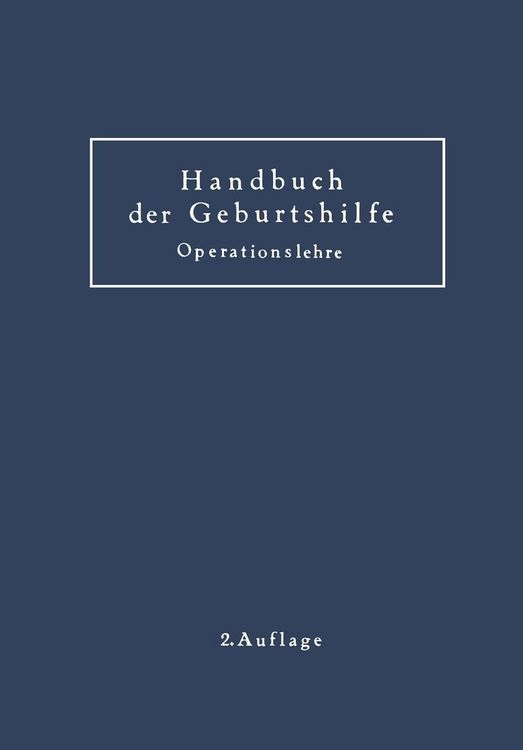 Produktbild: Geburtshilfliche Operationslehre