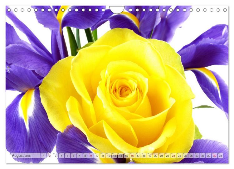 Produktbild: Blumenlust (Wandkalender 2026 DIN A4 quer), CALVENDO Monatskalender