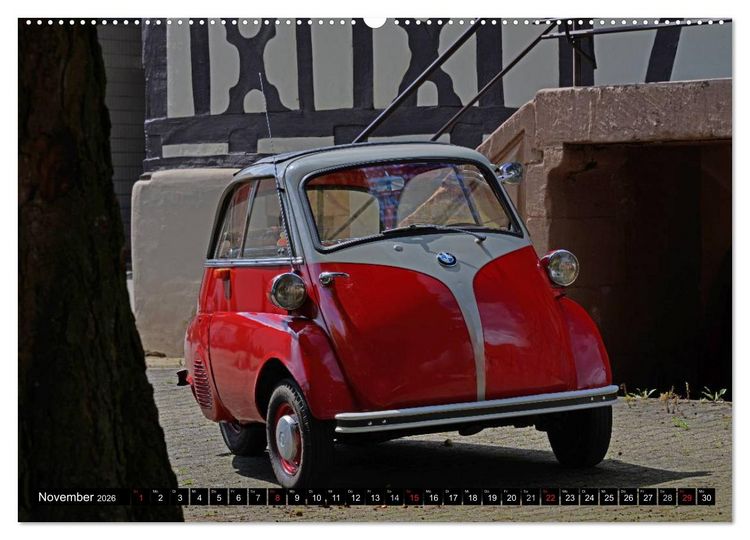 Produktbild: BMW Isetta - Die Knutschkugel (Wandkalender 2026 DIN A2 quer), CALVENDO Monatskalender