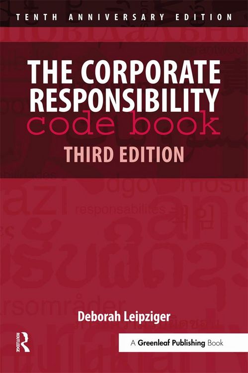 Produktbild: The Corporate Responsibility Code Book