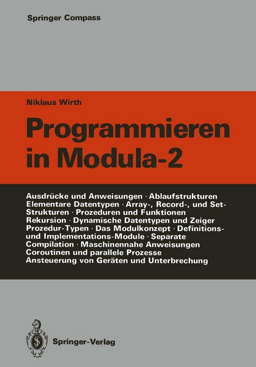 Produktbild: Programmieren in Modula-2