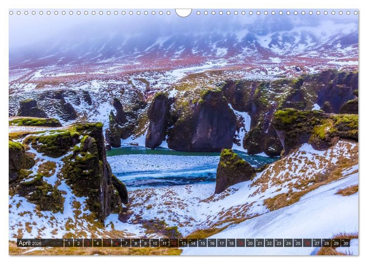 Produktbild: ISLAND Ein fantastisches Erlebnis (Wandkalender 2026 DIN A3 quer), CALVENDO Monatskalender