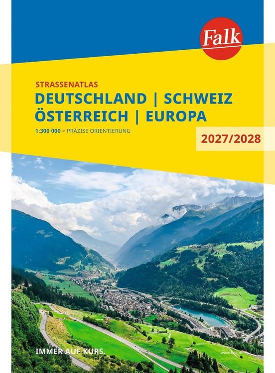 Produktbild: Falk Stra&szlig;enatlas 2027/2028 Deutschland, Schweiz, &Ouml;sterreich 1:300.000