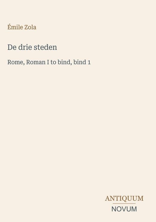 Produktbild: De drie steden