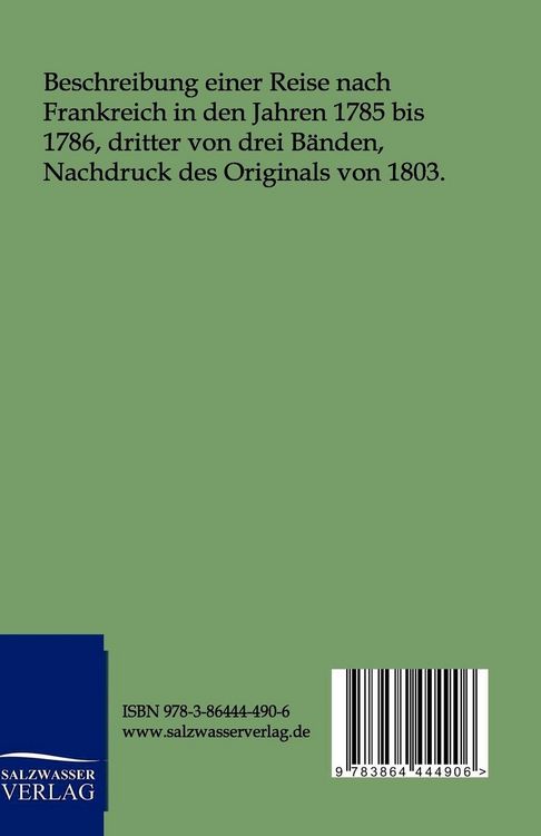 Produktbild: Reise in die mitt&auml;glichen Provinzen von Frankreich