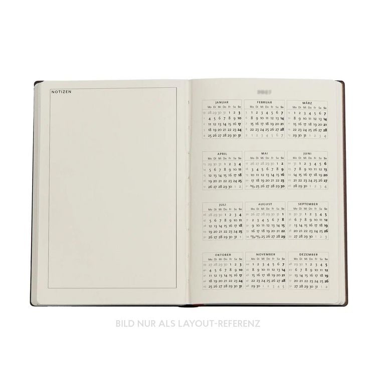 Produktbild: 18-Monatskalender 2026 - 2027 Wildblumen Mini Horizontal