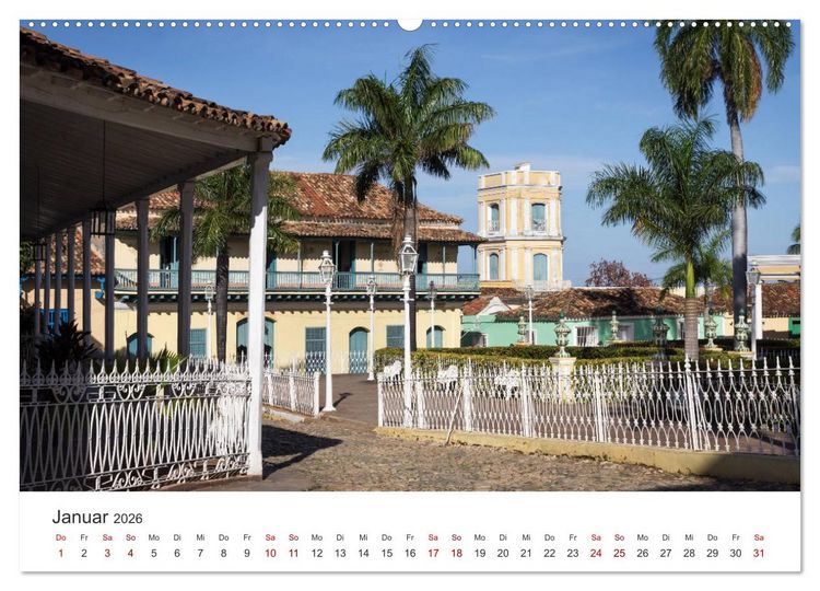 Produktbild: Postkarten aus Kuba (hochwertiger Premium Wandkalender 2026 DIN A2 quer), Kunstdruck in Hochglanz