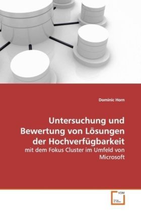 Produktbild: Horn, D: Untersuchung und Bewertung von L&ouml;sungen derHochverf