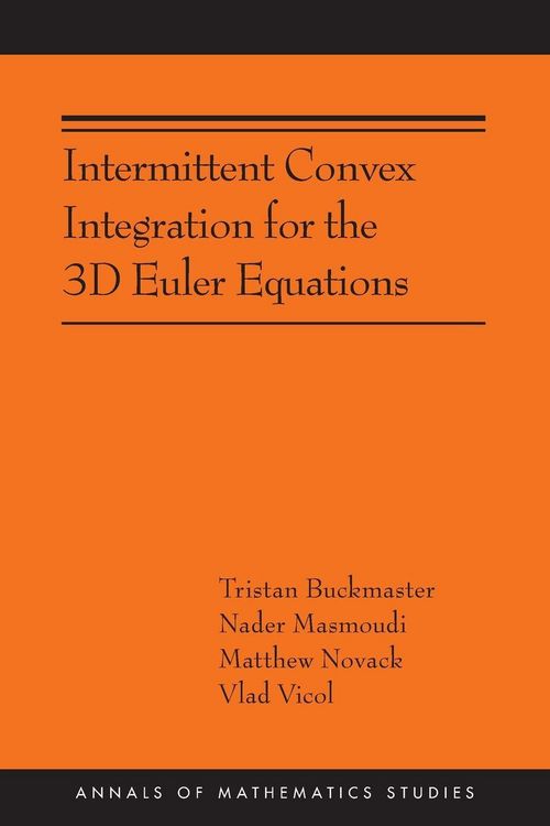 Produktbild: Intermittent Convex Integration for the 3D Euler Equations