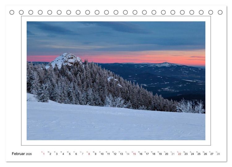Produktbild: Rund um den Gro&szlig;en Arber (Tischkalender 2026 DIN A5 quer), CALVENDO Monatskalender