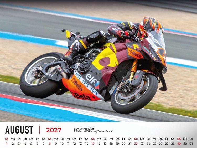 Produktbild: Superbike WM Kalender 2027