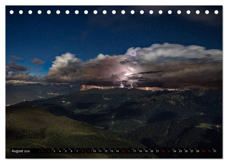 Produktbild: Traumhafte Alpen (Tischkalender 2026 DIN A5 quer), CALVENDO Monatskalender