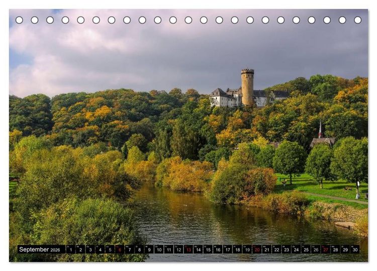 Produktbild: Die Lahn - Zauberhafte Orte rund um Limburg (Tischkalender 2026 DIN A5 quer), CALVENDO Monatskalender