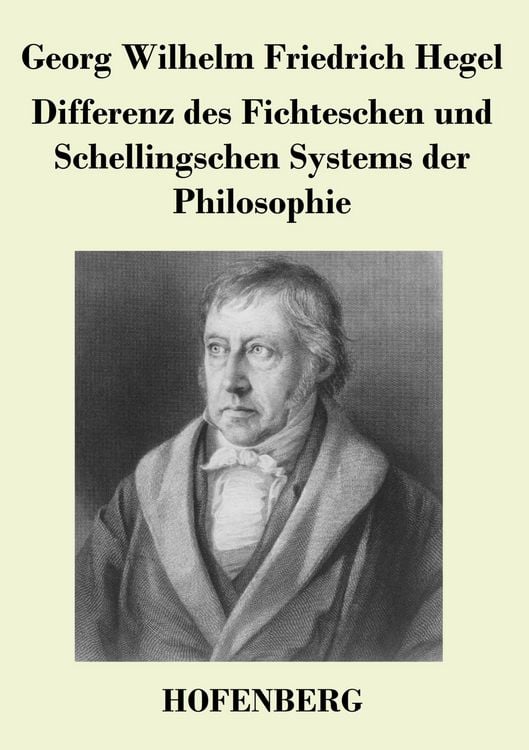 Produktbild: Differenz des Fichteschen und Schellingschen Systems der Philosophie