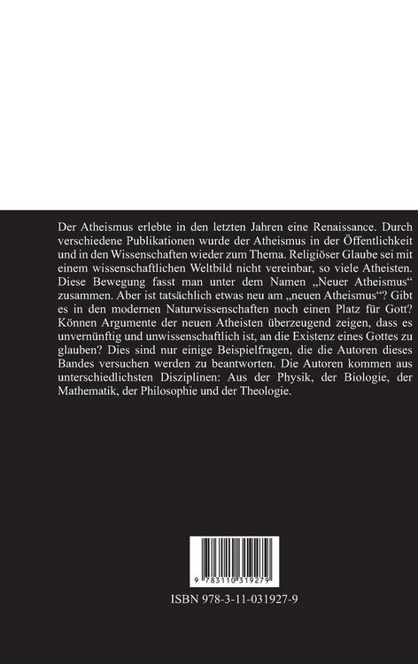 Produktbild: Neuer Atheismus wissenschaftlich betrachtet