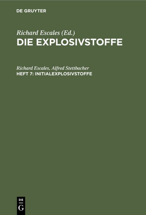 Produktbild: Initialexplosivstoffe