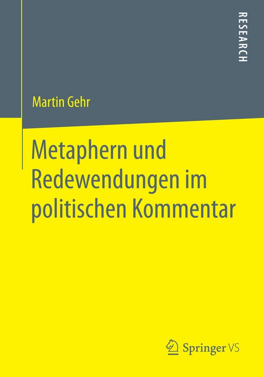 Produktbild: Metaphern und Redewendungen im politischen Kommentar