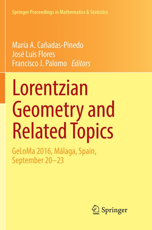 Produktbild: Lorentzian Geometry and Related Topics