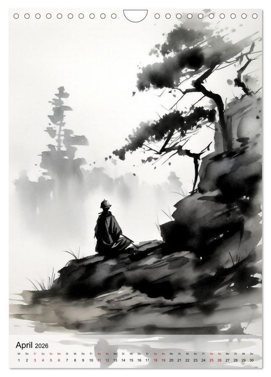 Produktbild: Ruhe im Zen (Wandkalender 2026 DIN A4 hoch), CALVENDO Monatskalender