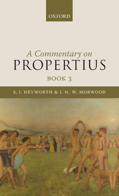 Produktbild: Commentary on Propertius, Book 3