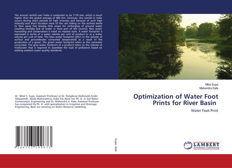 Produktbild: Optimization of Water Foot Prints for River Basin
