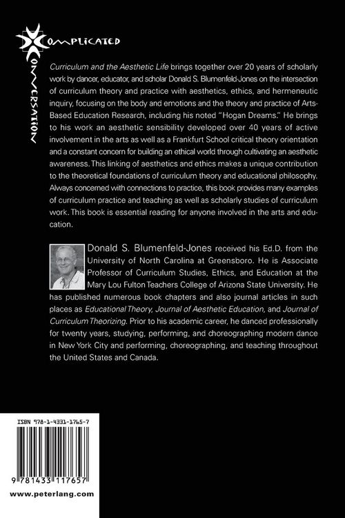 Produktbild: Curriculum and the Aesthetic Life