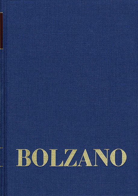 Produktbild: Bernard Bolzano Gesamtausgabe / Reihe II: Nachla&szlig;. A. Nachgelassene Schriften. Band 24,1: Erbauungsreden des Studienjahres 1818/1819. Erster Teil