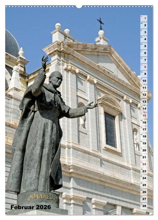Produktbild: Madrid (Wandkalender 2026 DIN A2 hoch), CALVENDO Monatskalender