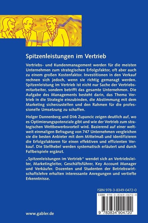 Produktbild: Spitzenleistungen im Vertrieb