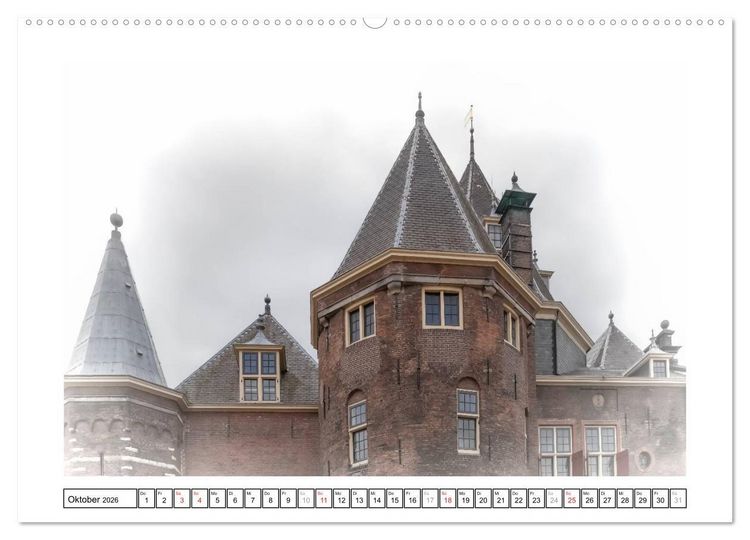 Produktbild: AMSTERDAM Erinnerungen (Wandkalender 2026 DIN A2 quer), CALVENDO Monatskalender