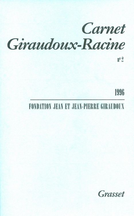 Produktbild: Carnet Giraudoux Racine Tome 2