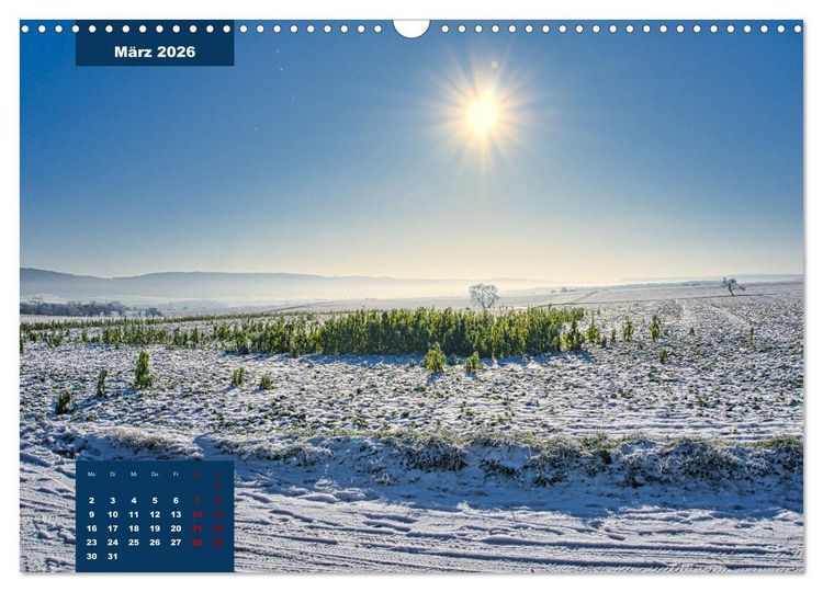 Produktbild: Winterstimmungen in Deutschland (Wandkalender 2026 DIN A3 quer), CALVENDO Monatskalender